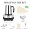 Candle Making Kit with Wax Melter, Candle Wax for Candle Making - DIY Candle Making Supplies, Including 2lbs Soy Wax Flakes, Melting Pot, Electric Stove,Candle Kit for Adults, Beginnner